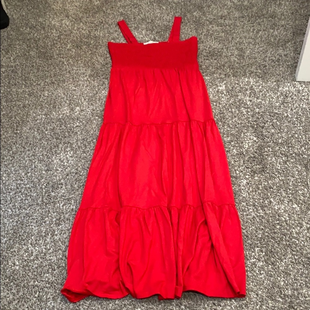 LOFT Smocked Maxi Dress